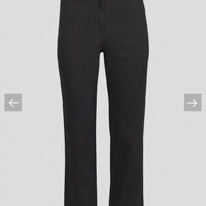 Aritzia Wilfred Free Melina Pant Cotton Twill Black
